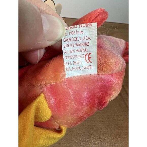 TY 1996 Beanie Baby - STRUT the Rooster, Vintage - Picture 10 of 11